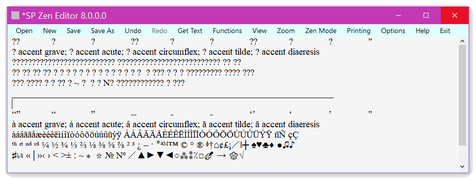 Unicode keys which fail when saved as ASCII